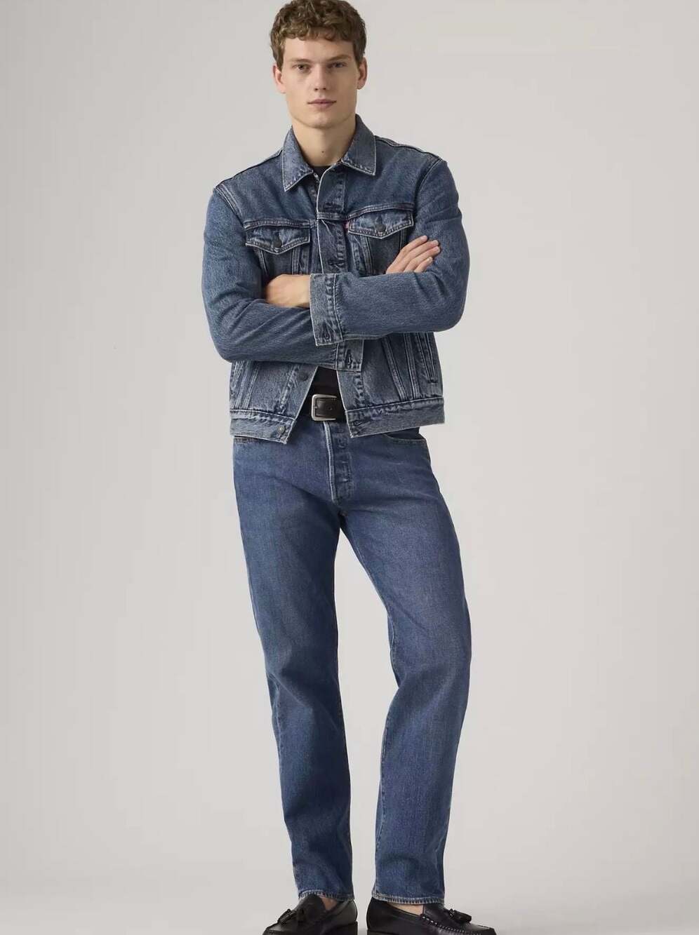 Levi's 501 Original Fit Men's Jeans W42 L32 Medium Wash